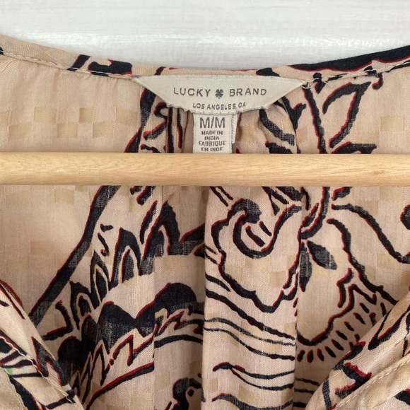 Lucky Brand • Bohemian Colorful Patterned Maxi Dress - Picture 6 of 13